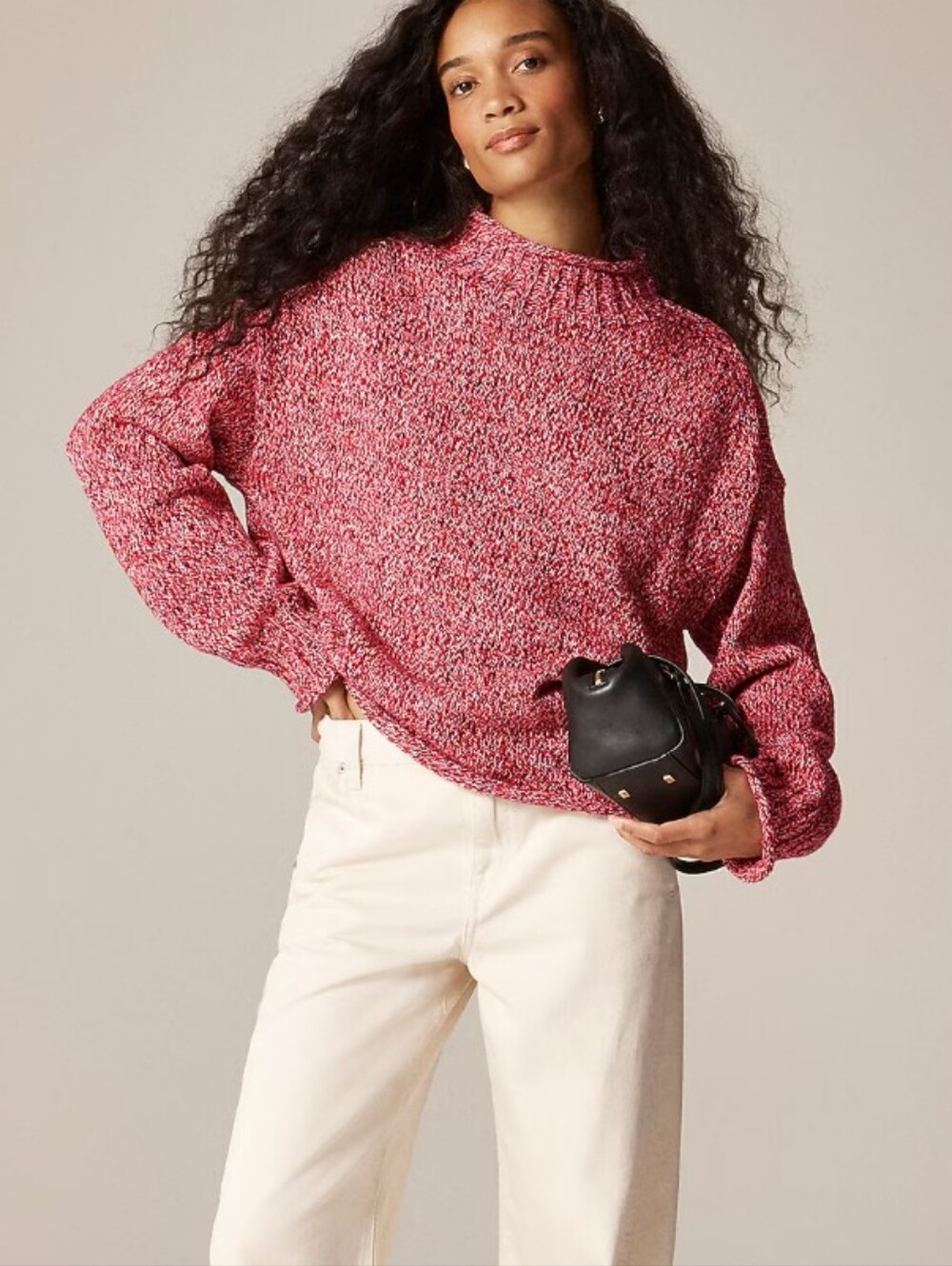 J Crew Marled 2025 Rollneck™ sweater CN250 Size M NWT - Picture 3 of 8